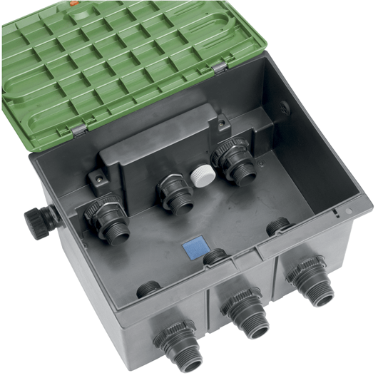 Box for 3 V3 solenoid valves