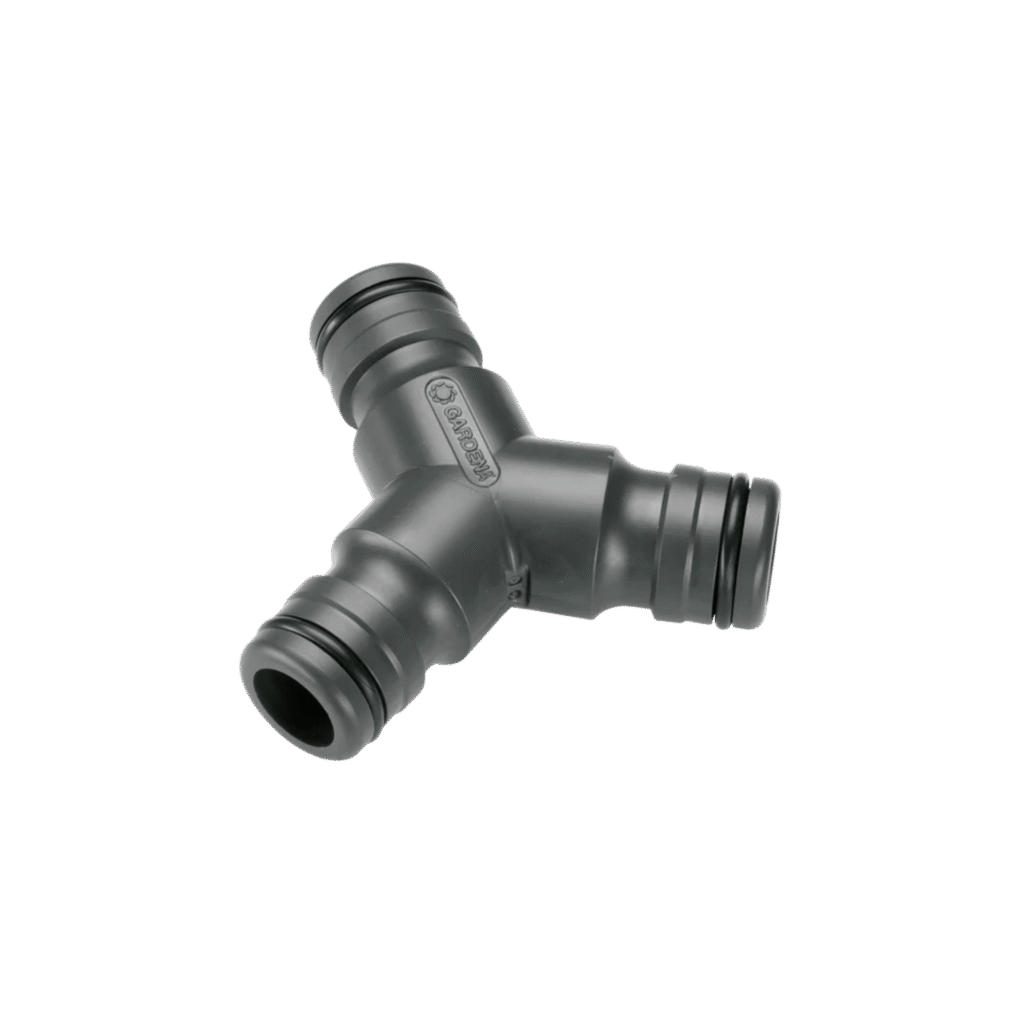 სამმხრივი შტუცერი შლანგის შეერთებისთვის