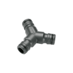 სამმხრივი შტუცერი შლანგის შეერთებისთვის