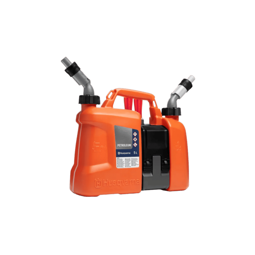 კომბინირებული ბიდონი საწვავისა და ზეთისთვის