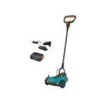 ბალახის საკრეჭი სახელურით ელემენტზე