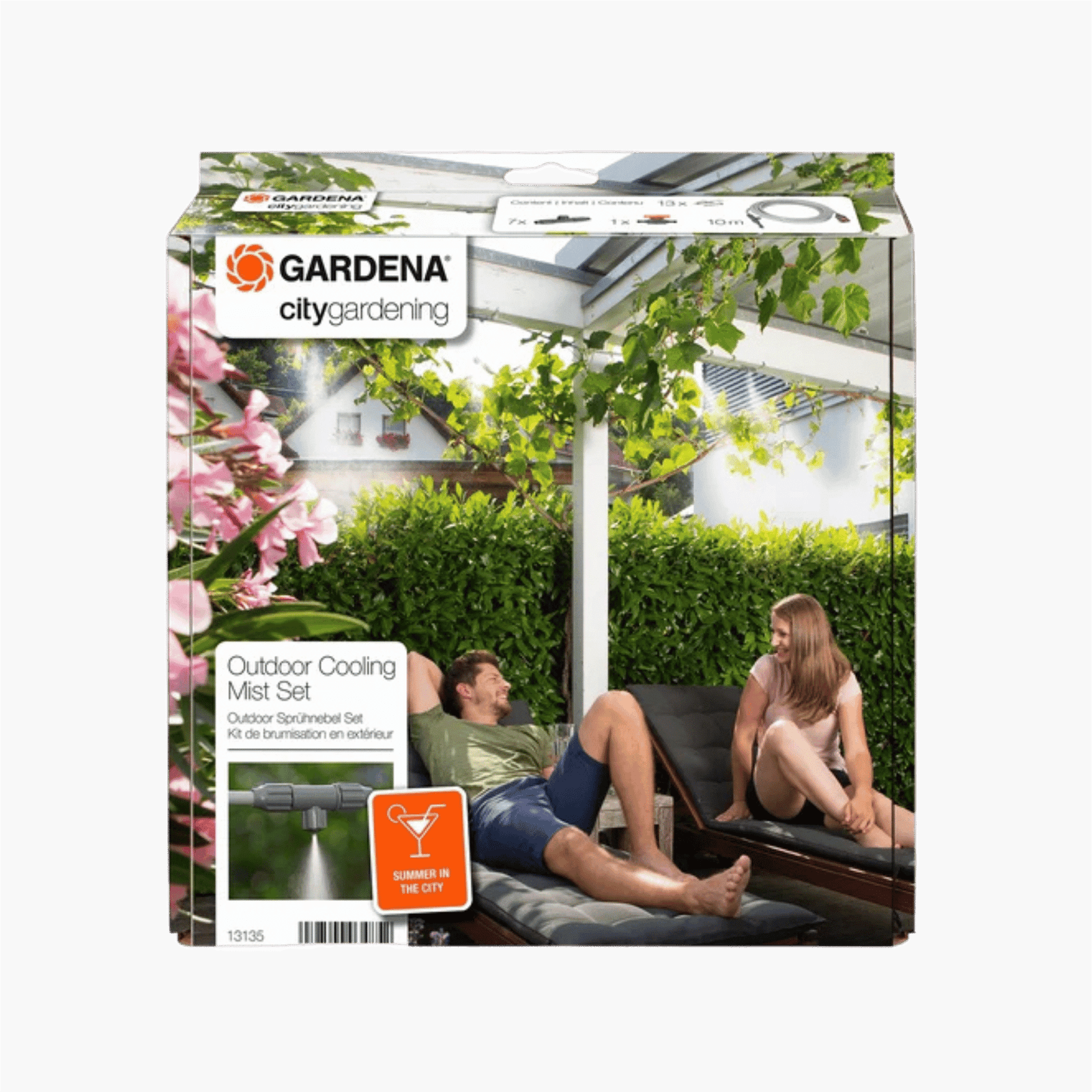 Outdoor Misting Cooling Kit ნისლისებრი გარე გამაგრილებლის კომპლექტი