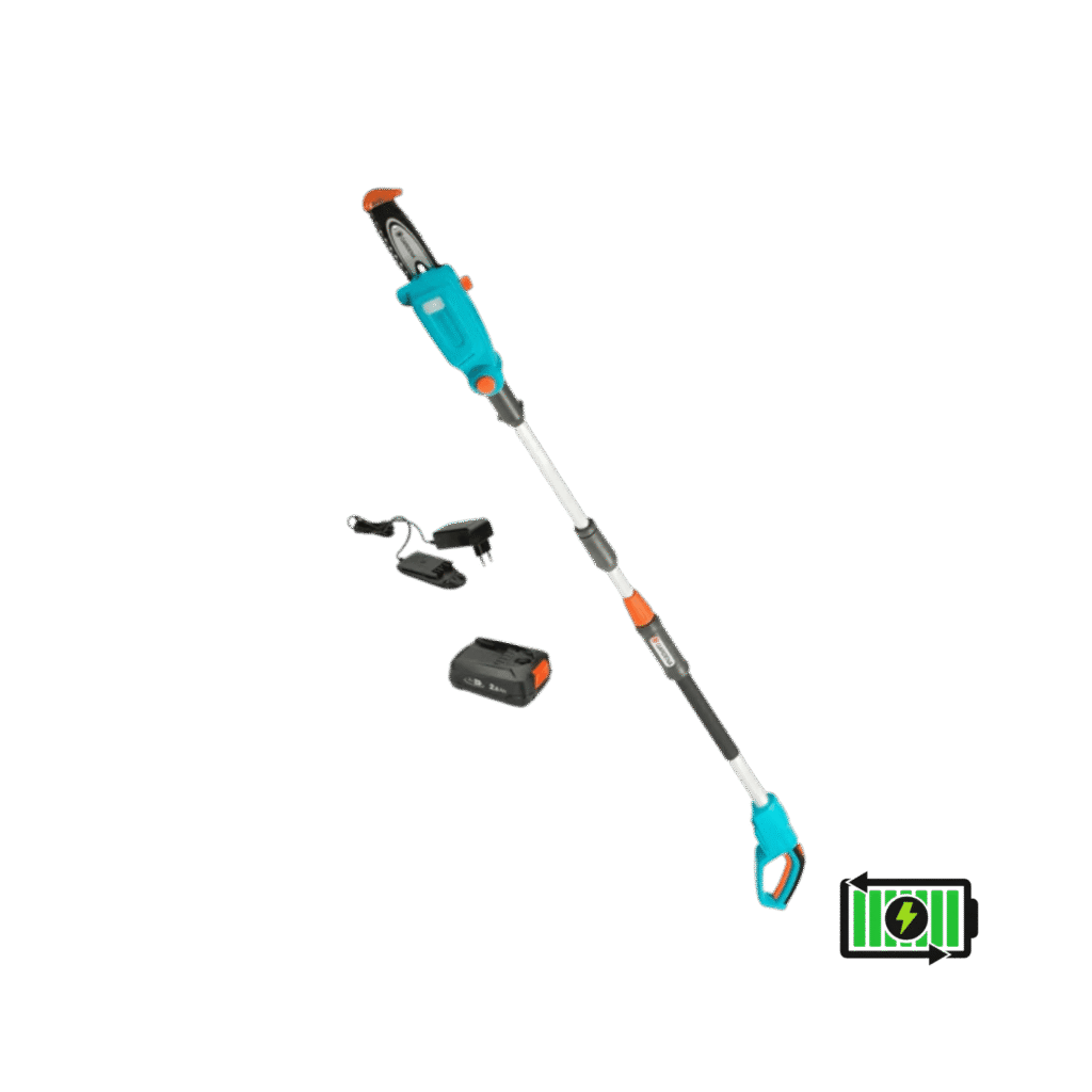 ტელესკოპური ელექტროხერხი ტოტების ჭრისთვის