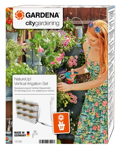 წვეთოვანი სარწყავი ვერტიკალური ბაღისათვის