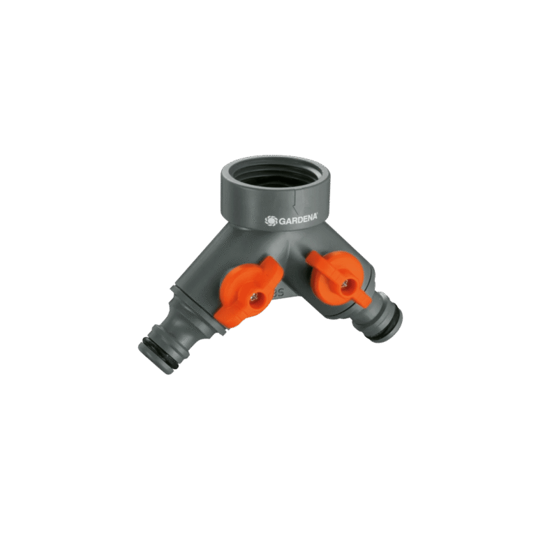 ორი დაბოლოების მქონე კონექტორი შლანგისთვის