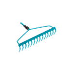 მეტალის ფოცხი 36 სმ ბაღისთვის