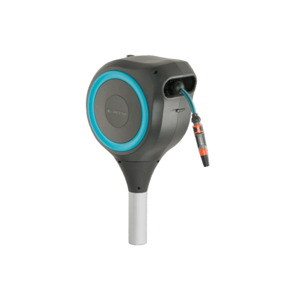 20 მეტრიანი შლანგის დამხვევი ბარაბანი