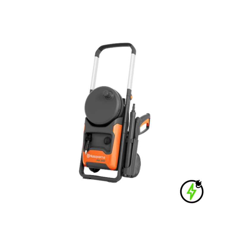 Husqvarna PW 240 მაღალი წნევით რეცხვის აპარატი 100 bar გარე სივრცეების დასუფთავებისთვის